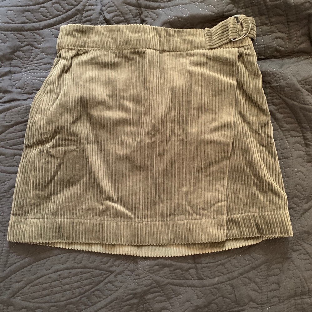corduroy Mini Skirt